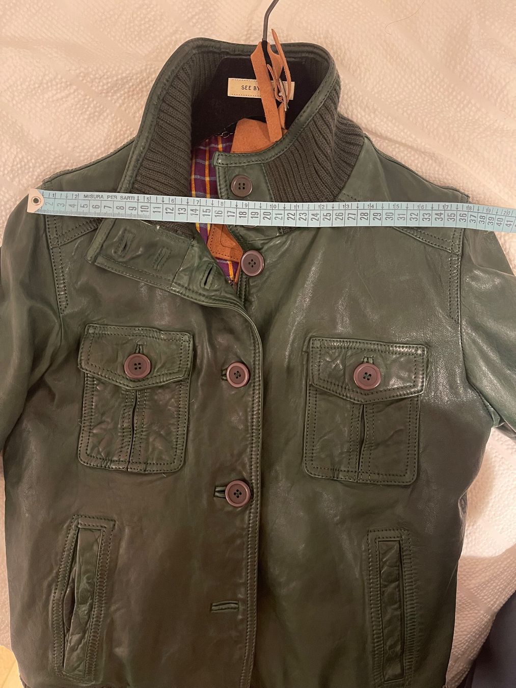 Giacche: Veste en cuir Le Sentier – Nuovo e nell'imballaggio originale da Commugny venduto da j1976 8
