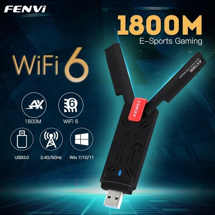 Fenvi - AX1800 WiFi 6 Dongle usb 3.0