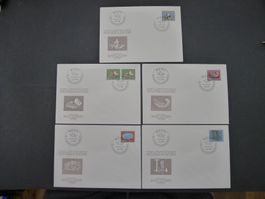 1960 Nr. B96+B100 Bundesfeierkomitee FDC Orts ET-Stempel