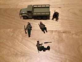Modellbau US Army LKW + Soldaten Figuren (nr.148)