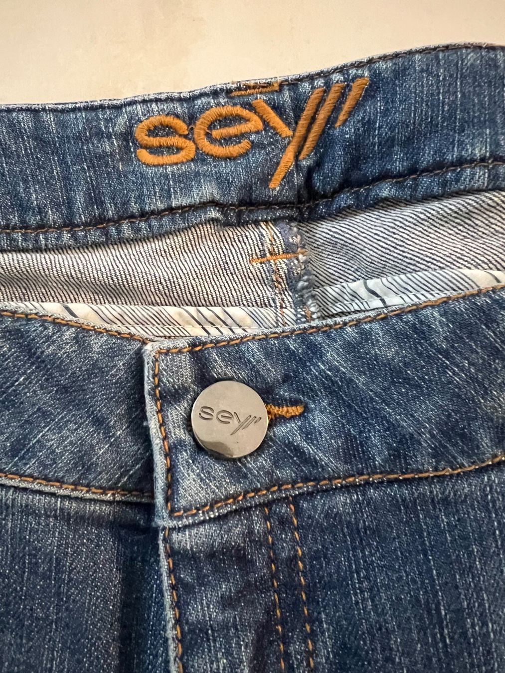 Jeans: Jeans en cotton organic SEY – Nuovo e nell'imballaggio originale da Savagnier venduto da Pivovar2 1