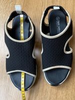 Plateau Sandalen Gr. 37 schwarz