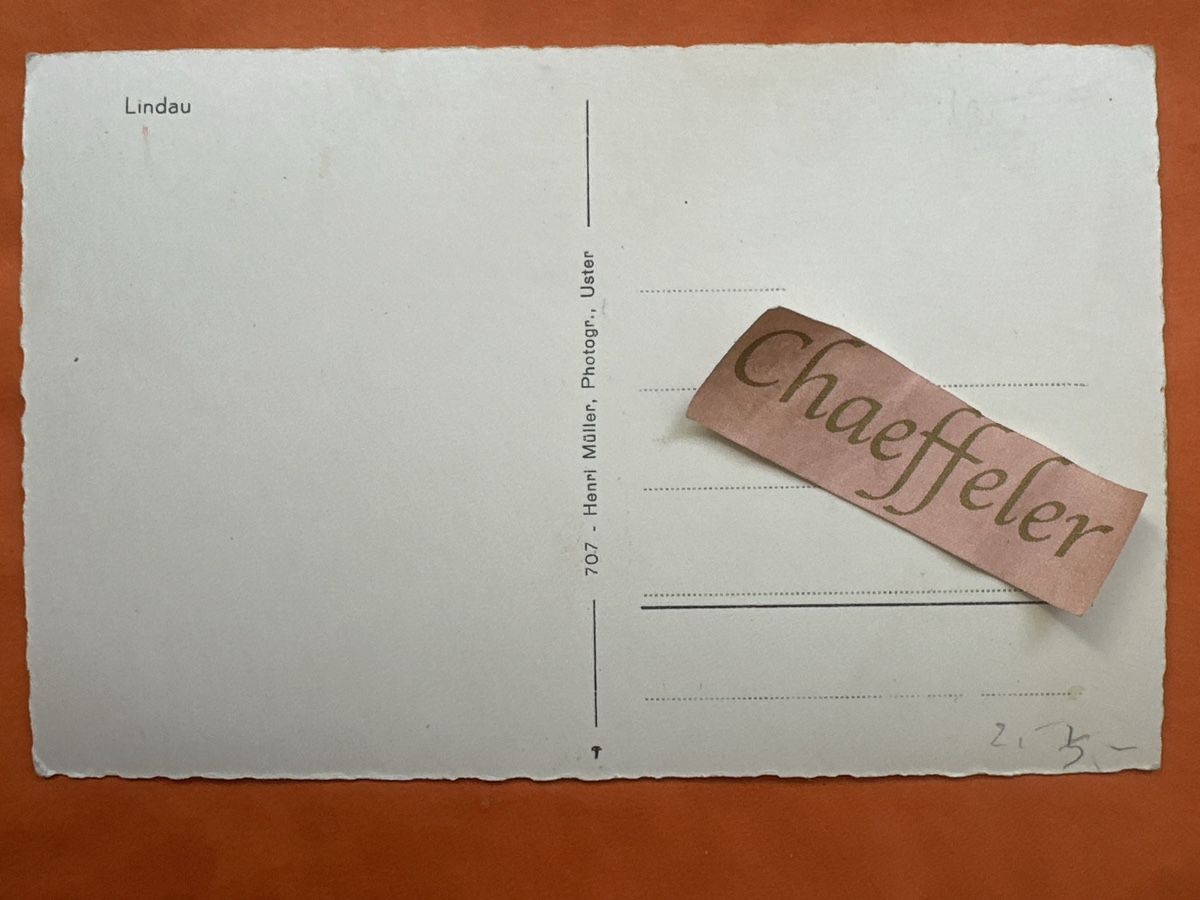 Cartes postales: Ansichtskarte Dorf Lindau – D'occasion à Zürich par Chaeffeler 1
