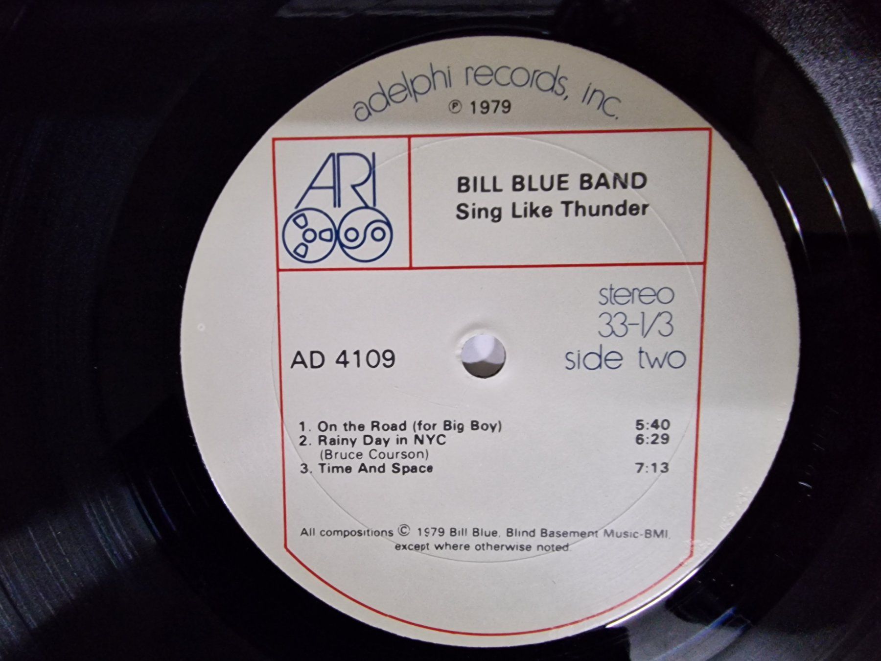 Schallplatten: Bill Blue & Band LP – Sing Like Thunder – Gebraucht aus Root von atelier22 2