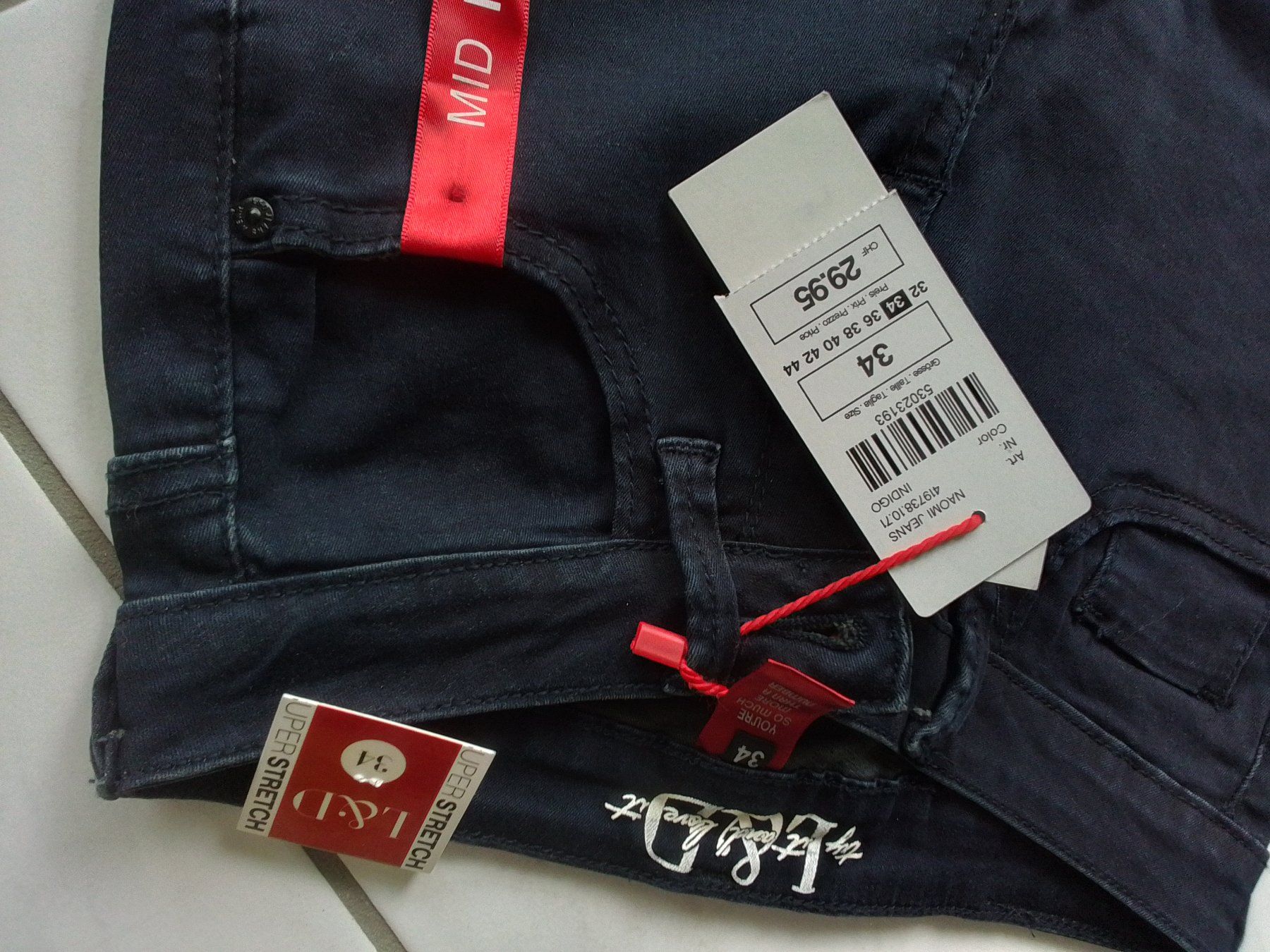 Pantaloni: 3 Paar  NEUE Hosen Gr.34 – Nuovo e nell'imballaggio originale da Heimberg venduto da sunny1970 1