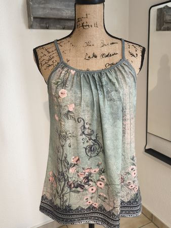 Trägertop Damen Grösse M floral Print guter Zustand