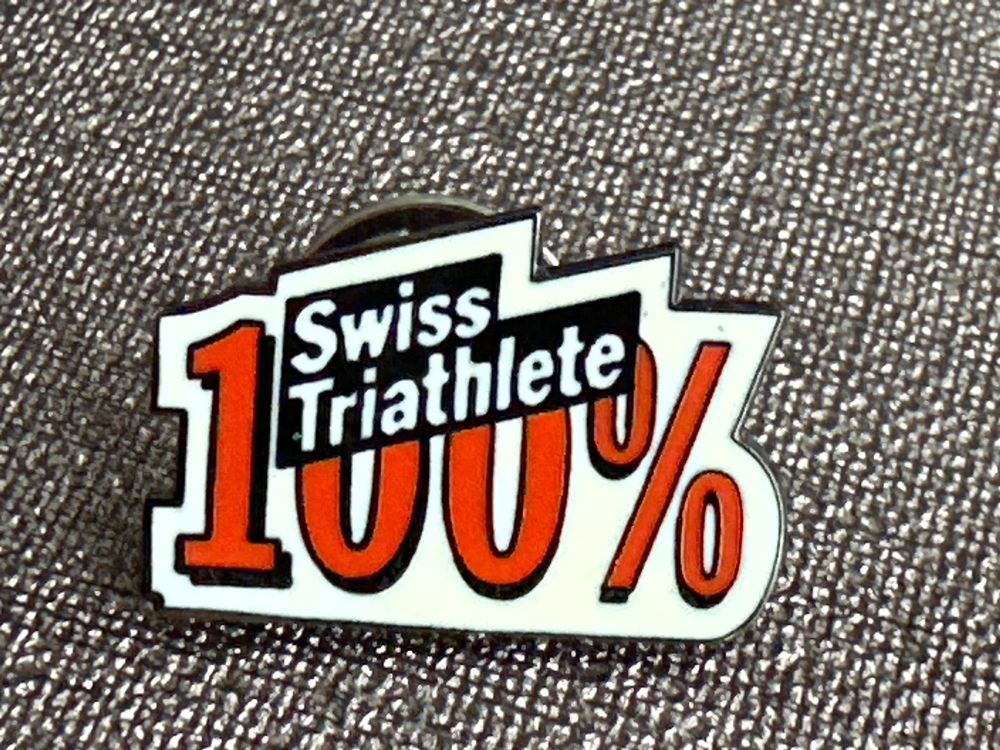 Pin 100% Swiss Triathlete | Kaufen auf Ricardo