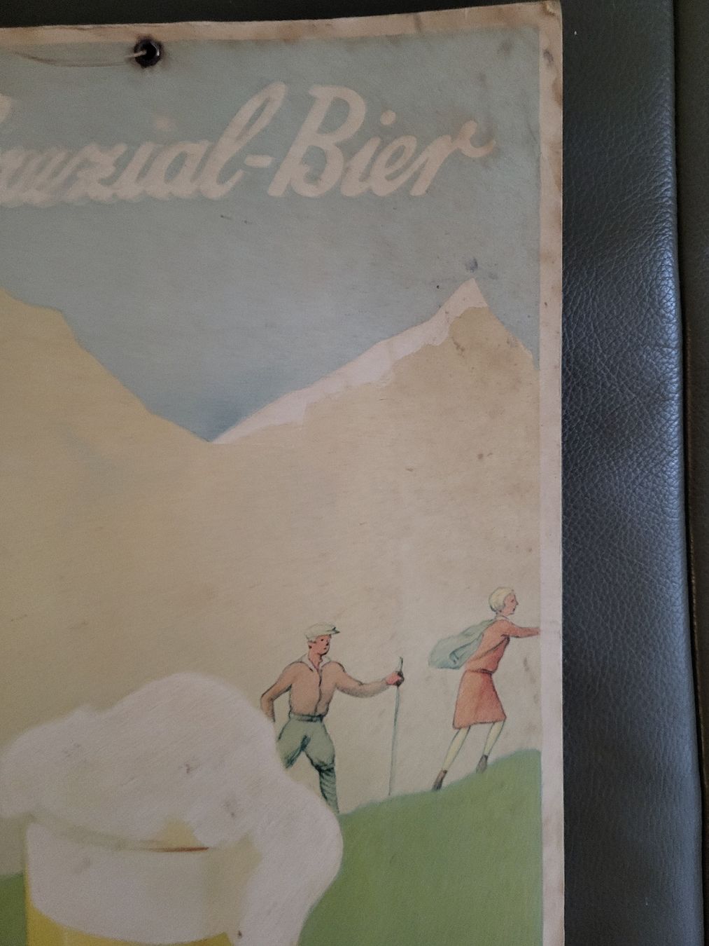 Insegne: Schild Rugenbräu-Plakat, helles Bier Interlaken – Usato da nunningen venduto da mic_88k2 3