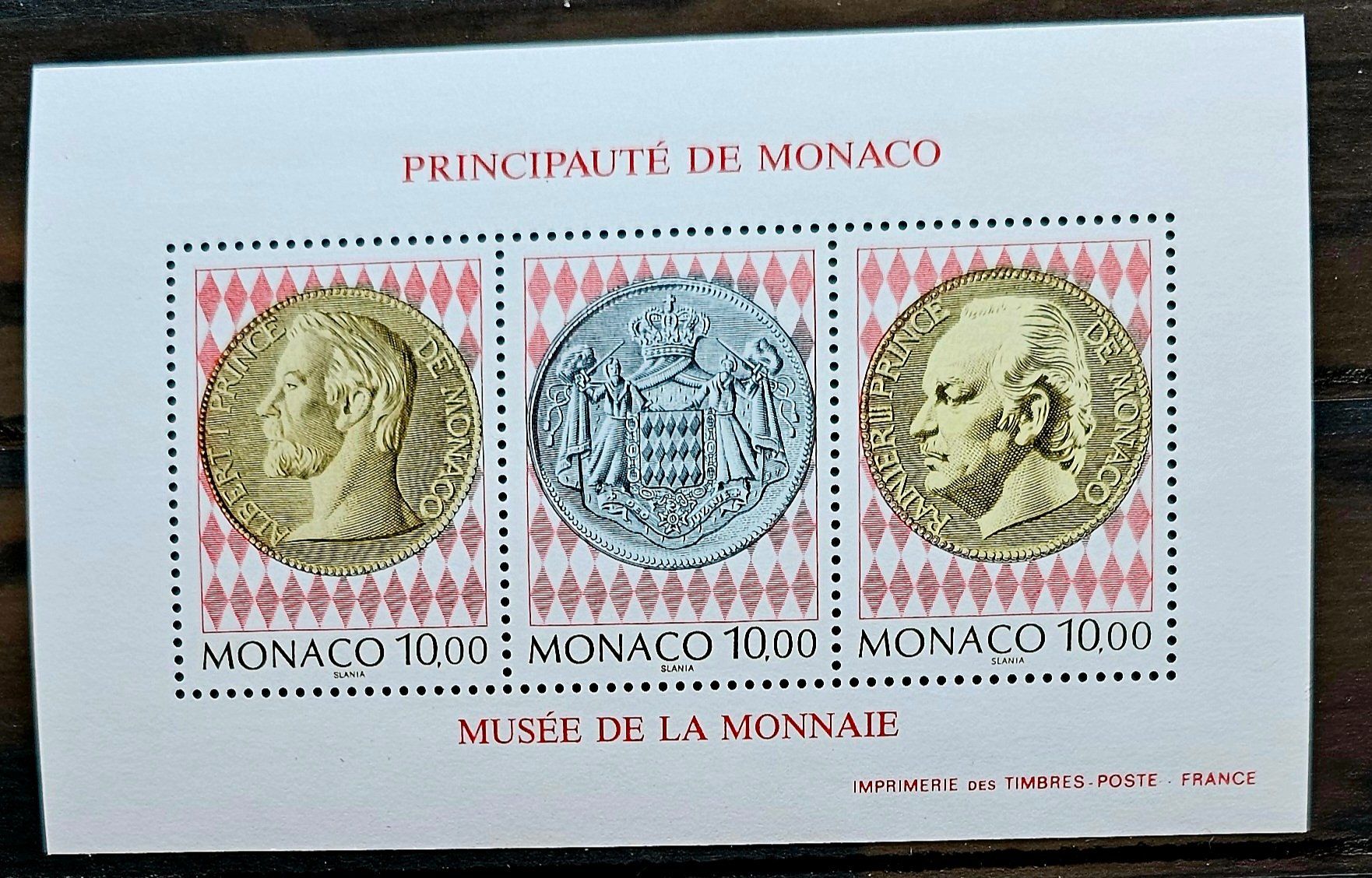 Tous les timbres: MONACO Bloc ** Musée de la Monnaie, 1994 – Neuf (Voir description) à Les Valettes par Nuba1