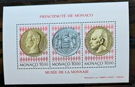 MONACO Bloc ** Musée de la Monnaie, 1994