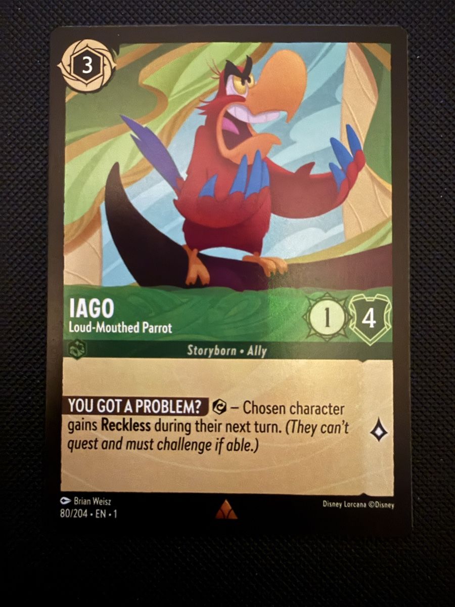 Disney Cartes à collectionner: Iago - Loud-Mouthed Parrot – Neuf (Voir description) à Allenwinden par nam_1988