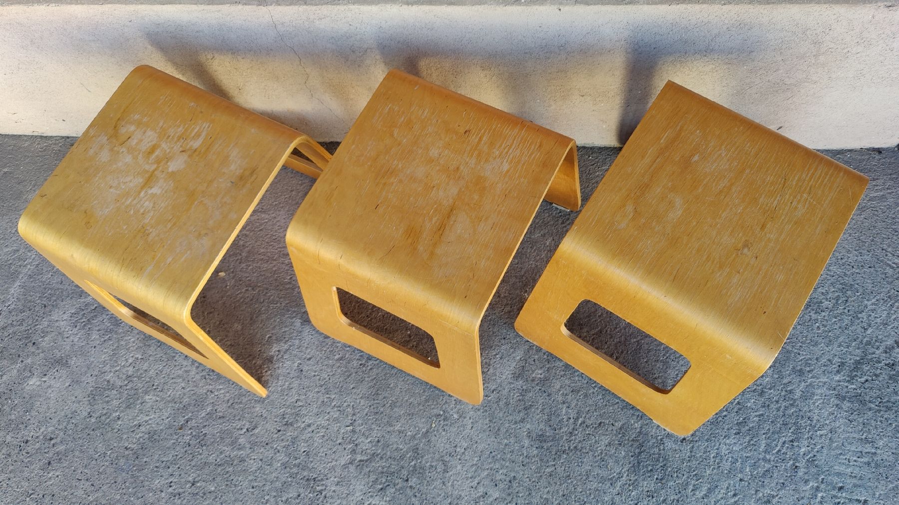 Ikea Sgabelli: 3x IKEA 1990s Design Lisa Norinder Stool, Benjamin Hocker – Usato da Neuenhof venduto da SchnaeppliAllerlei 3