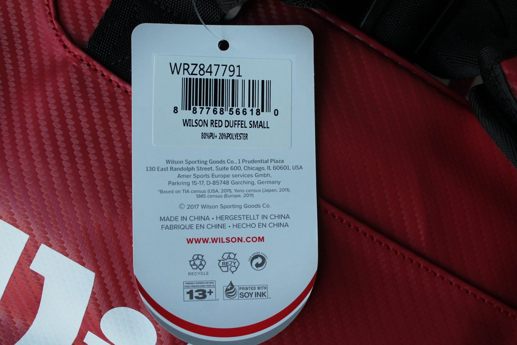 Wilson Borse: Sac de sport Wilson neuf – Nuovo e nell'imballaggio originale da Chez-le-Bart venduto da jasse 3