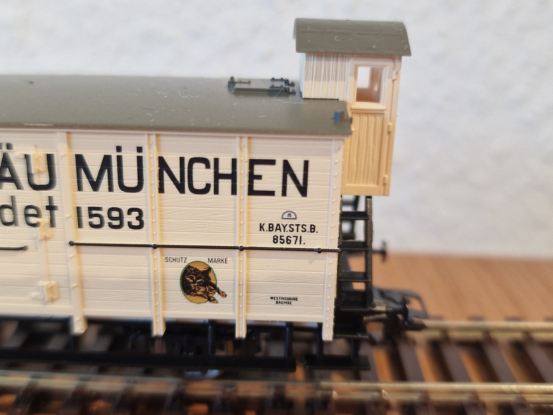 Trix Modelleisenbahnen: K.Bay.Sts.B. Eberl Bräu Güterwagen H0 – Neu (gemäss Beschreibung) aus Matten b. Interlaken von lor_hr9w 3