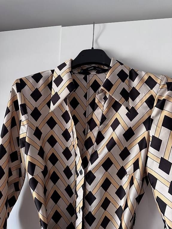 Vestiti: MNG Satin-Maxikleid gemustert XXS – Usato da Zürich venduto da mar_lwx5 1
