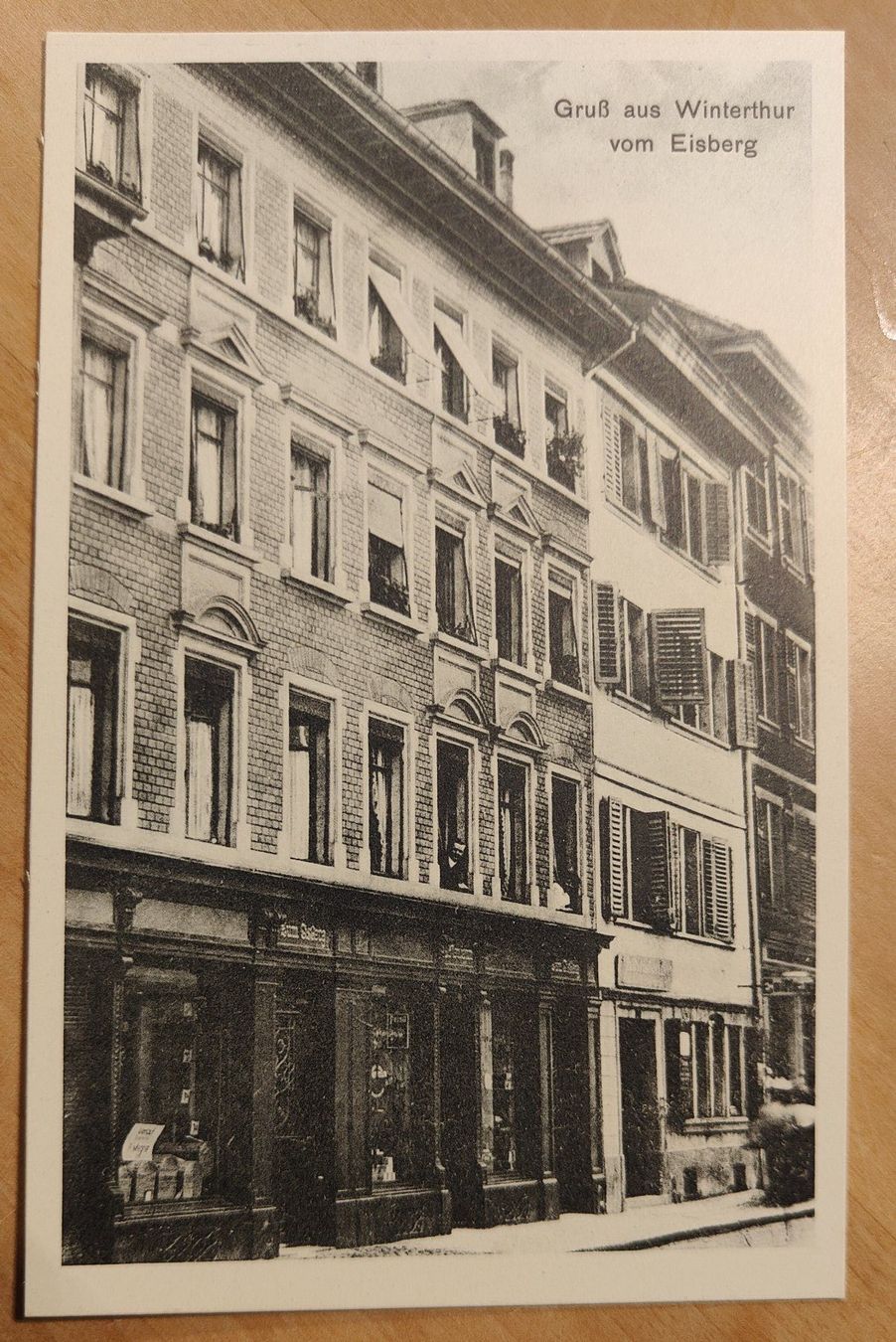 Cartoline postali: Gruss aus Winterthur vom Eisberg – Usato da St. Erhard venduto da Chaeferli6