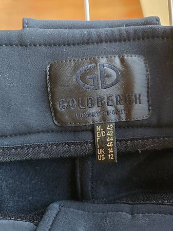 Goldbergh Skihose Schwarz mit Gürtel