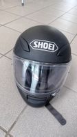 SHOEI Motorrad Integralhelm schwarz matt mit klarem Visier