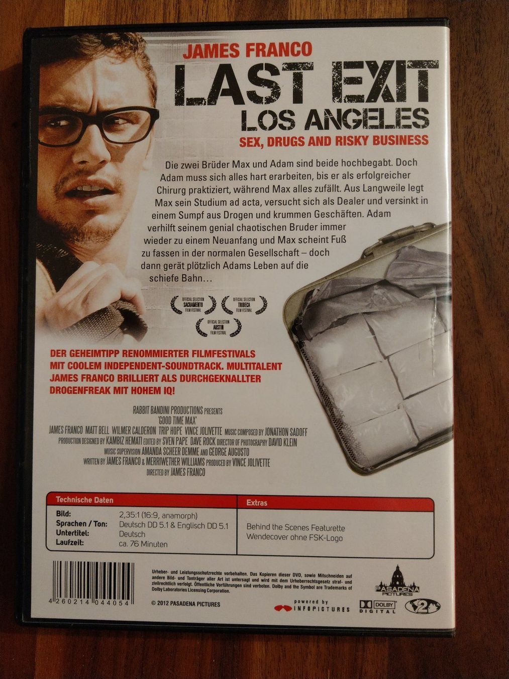 DVD - Last Exit Los Angeles / Good Time Max mit James Franco (Gebraucht ...
