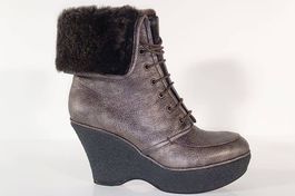 Navyboot Winterschuhe Stiefeletten braun Gr. 41
