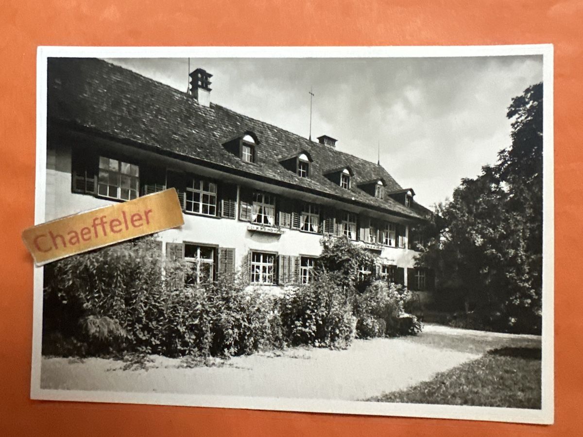Cartoline postali: Heim Neunkirch a. d. Thur – Usato da Zürich venduto da Chaeffeler