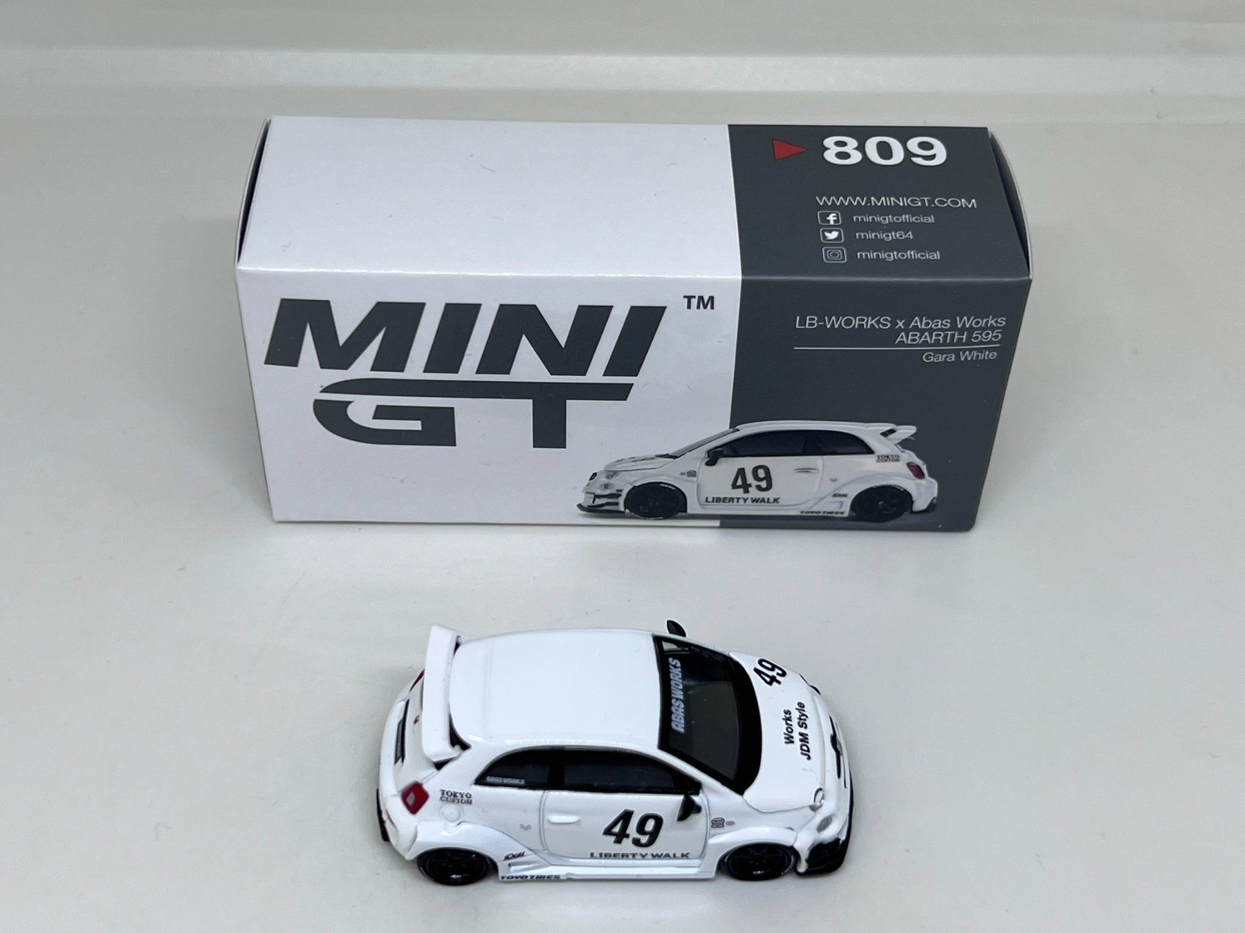 Modellautos: Mini GT LB Works X Abas Works Abarth 595 – Neu und originalverpackt aus Wildegg von LaaBoutique 1