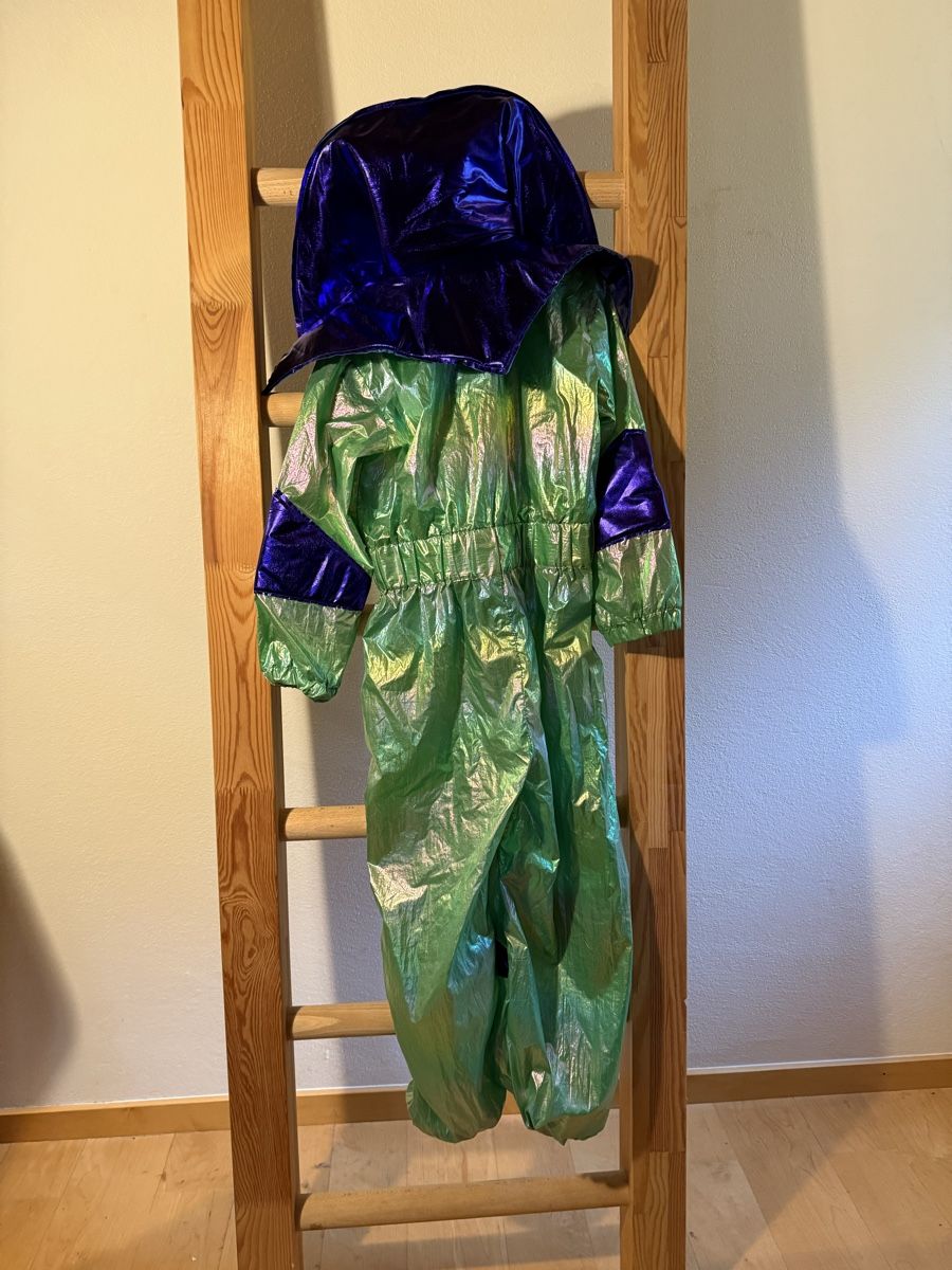 Costumi: Kostüm Alien grün und blau Einteiler  – Usato da Luzern venduto da utomjordisk 2