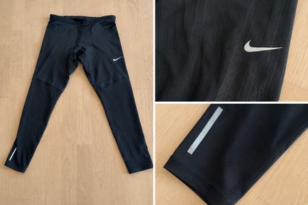 Nike Running Dri-FIT Laufleggings Schwarz – Grösse XL