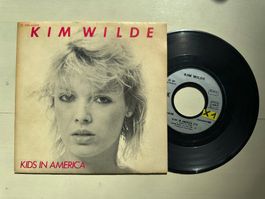KIM WILDE tolle Single 80's Kult Hit Kids in America Cover2