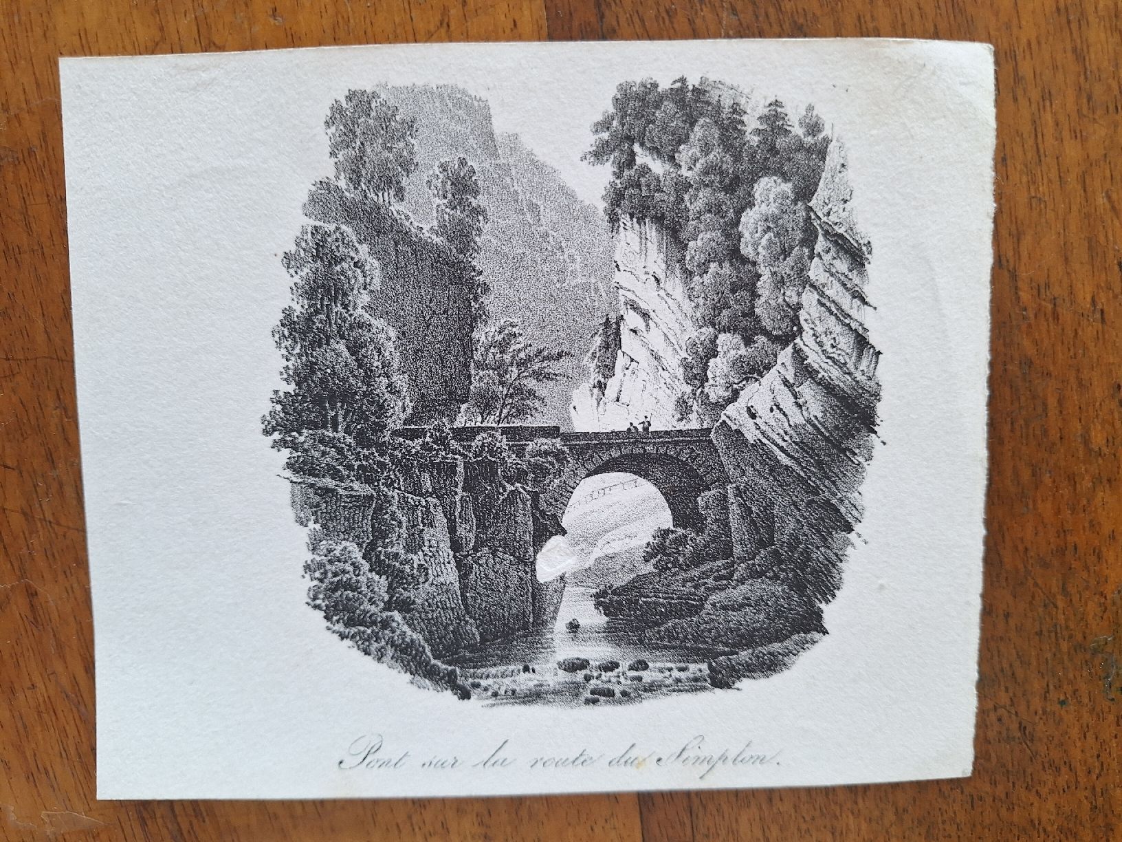 Incisioni: PONT ROUTE DU SIMPLON – Usato da Bevaix venduto da bohrap