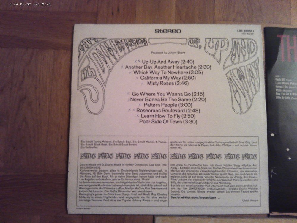 Dischi in vinile: 3 X LP : Rolling Stones, CHRIS SPEDDING, THE 5TH DIMENSION!! – Usato da Volketswil venduto da nemo2000 3