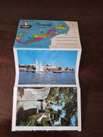Bermuda Inseln Gruss Klappkarte, Vintage Souvenir top