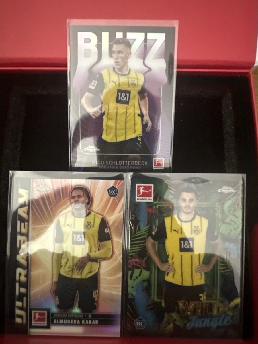 Topps Sammelbilder & Trading cards: BVB Insert Bundle Topps Chrome Buli 24/25 – Neu (gemäss Beschreibung) aus Frauenfeld von aie_29gk