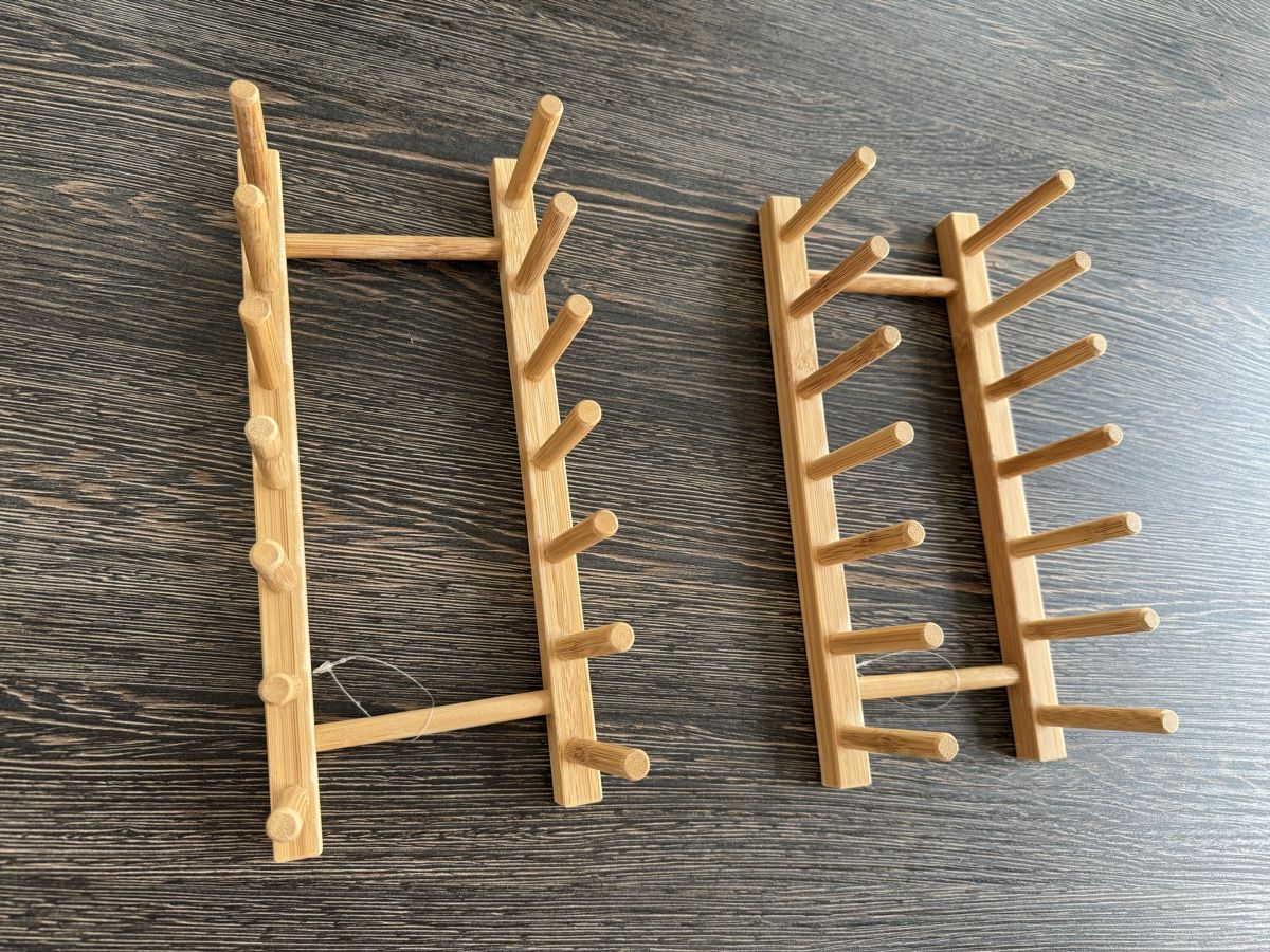 Altro in Decorazioni & Accessori: 2x Bamboo Dish Rack, Plate Holder, Drying Stand – Usato da Zürich venduto da lui_ns5h 1