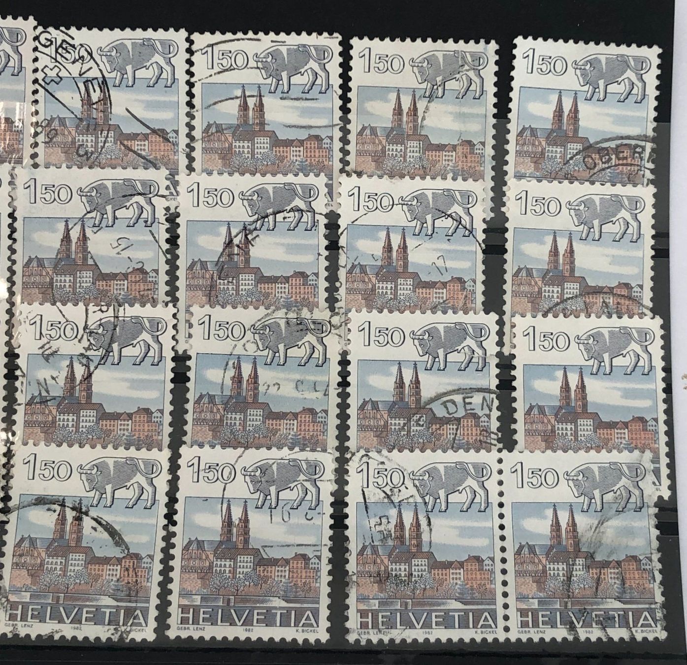 Tutti i francobolli: Nr.684 mit Stempel Einsteckkarte Voll – Usato da Aarau venduto da Billa007 2