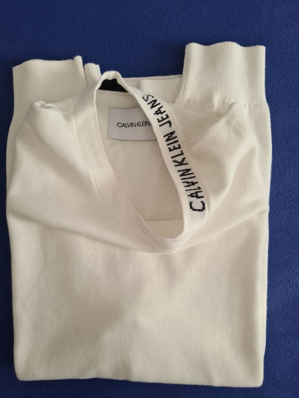Calvin Klein Maglioni & Felpe: Calvin Klein Jeans Pullover Gr. XL, weisser Herrenpulli Neu – Nuovo e nell'imballaggio originale da Winterthur venduto da Jana1701 1