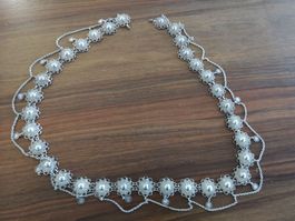 Silber Gürtel alt massive Handarbeit aus Chiang Mai Thailand