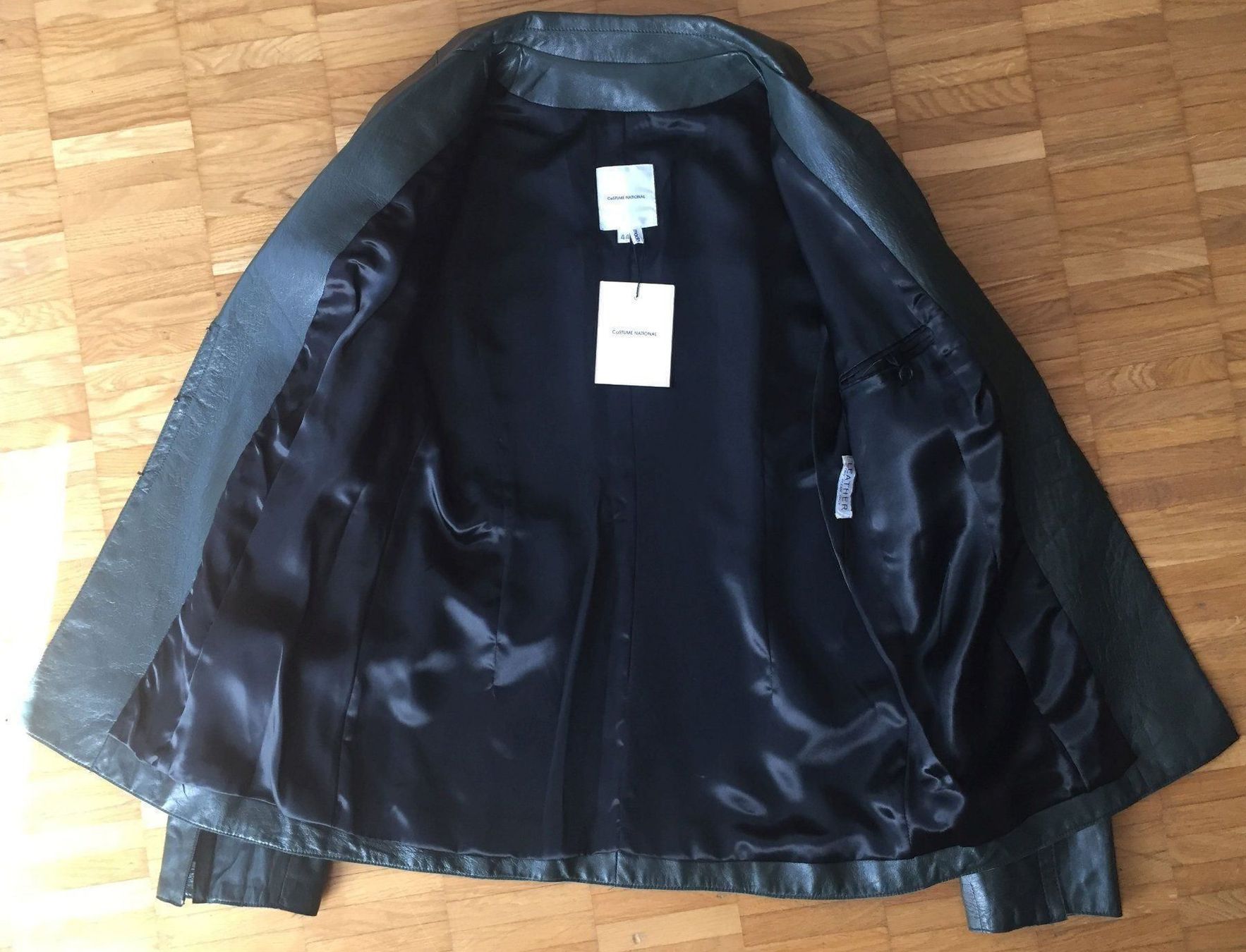 Giacche: Lederjacke | Dunkelgrün | NEU | Gr. 44 – Nuovo (secondo la descrizione) da Zürich venduto da galble 1
