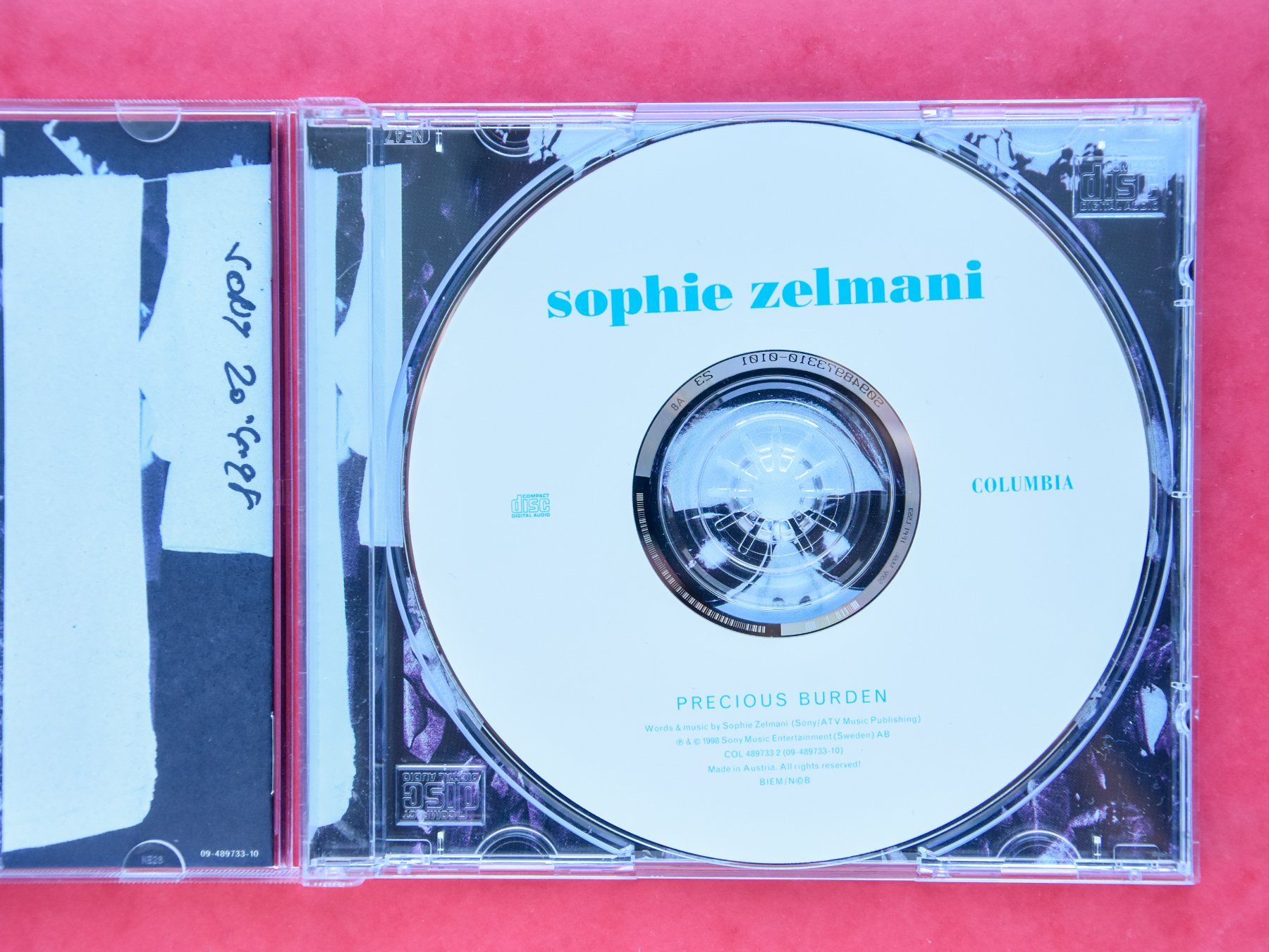 CD: Sophie Zelmani - Precious Burden – Usato da Belmont-sur-Yverdon venduto da ag97 1
