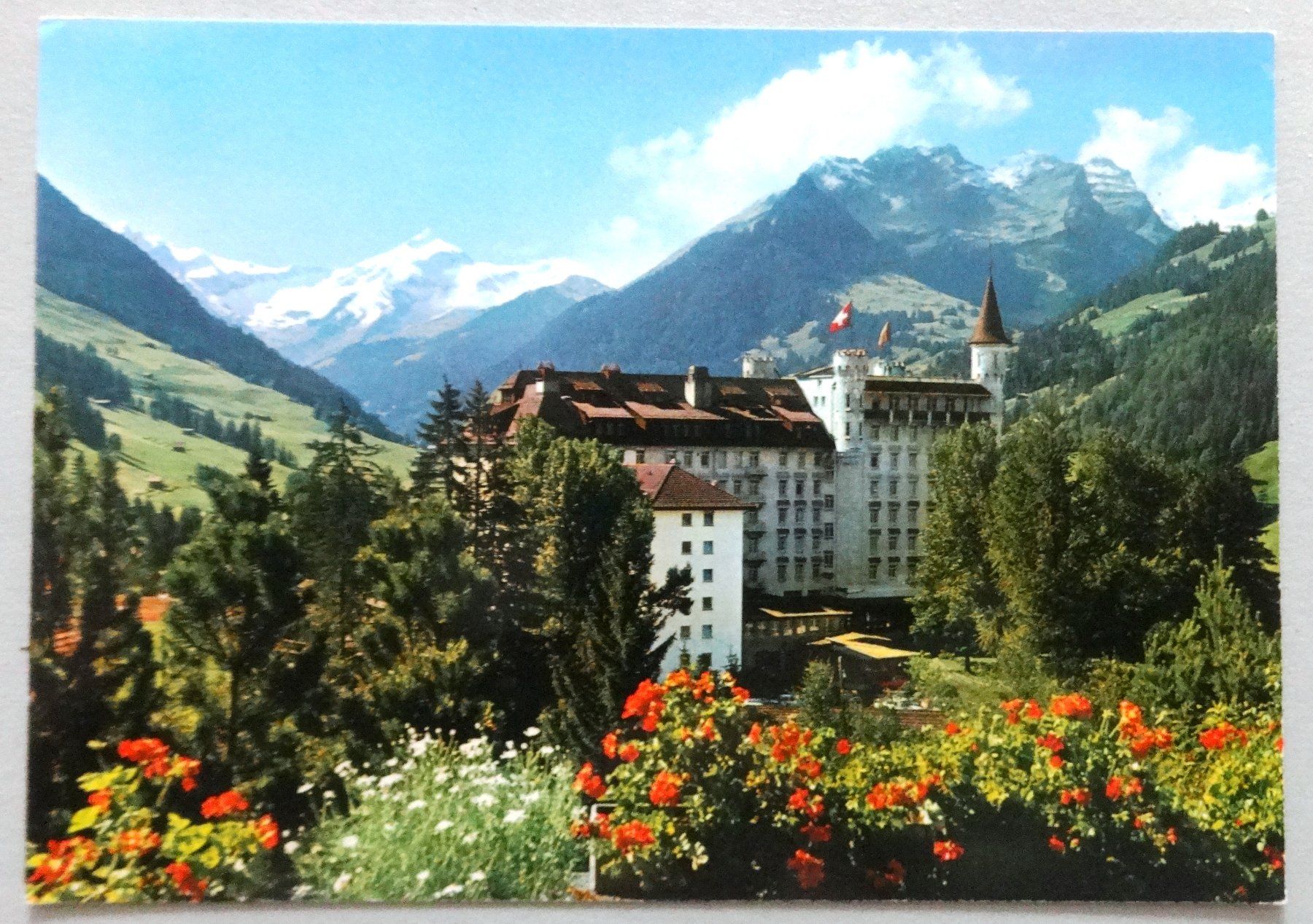 Ansichtskarten: Gstaad - Palace-Hotel – Gebraucht aus Fétigny von Billy2miny