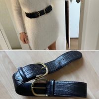 ZARA leather belt XXS/32