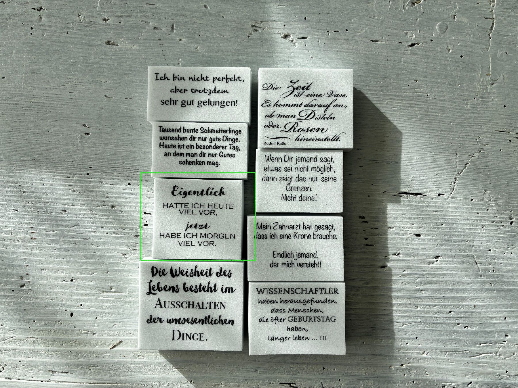 Tampons: LaBlanche Stempel Spruch 'Eigentlich...' 1-teilig – D'occasion à Glattfelden par Qwerasdf 1