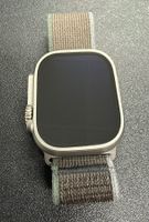 Apple Watch Ultra 2 49mm Titan Natur Trail Loop Akku 90%