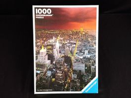 RAVENSBURGER Puzzle "New York bei Nacht" 1000 Teil
