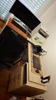 Schreibtisch massiv Holz