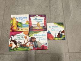 Lot de 5 livres jeunesse histoires musicales Hachette
