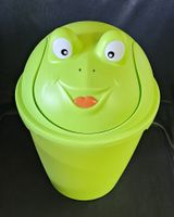 Abfalleimer Frosch Design Kinder Eimer  grün, 6 l