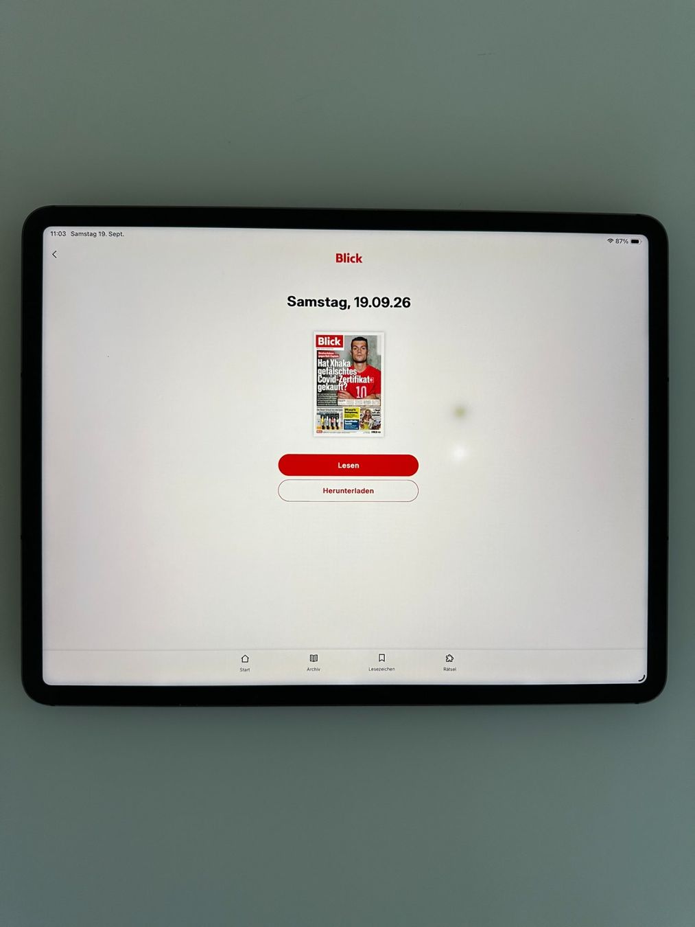 Apple Tablet PC: iPad PRO 12.9 Zoll, 5. Generation – Usato da Eschenbach LU venduto da Mfkarl 3