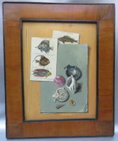 RENÉE YOLANDA HAUSER  TROMPE L'OEIL ÖL AUF PLATTE