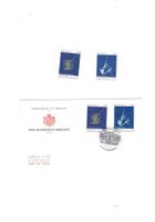 MONACO FDC ET Briefmarken Stempel Philatelie 1992